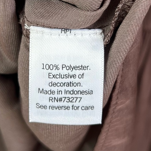 Nine West Long Sleeve Sweetheart Peplum Top Size Medium - Picture 7 of 7